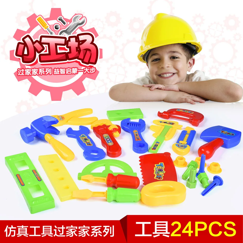 

Children's play house engineer multi-tools boy puzzle play home medicine box set stethoscope