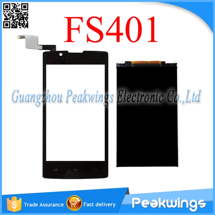 

For Fly FS401 FS403 FS451 FS452 FS501 FS502 Touch Panel Digitizer Screen Sensor with LCD Display Screen