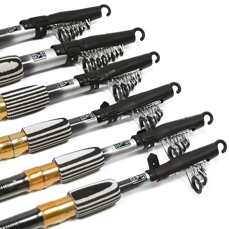 Portable Mini Telescopic Fishing Rods High Strength Carbon Fiber Cheap Fishing Rod Pole 1.3m for Sea River Lake Boat Fishing