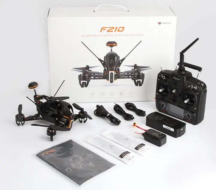 Квадрокоптер Walkera F210 DEVO7 Дрон с камерой 700TVL бесщеточный двигатель VS Runner250