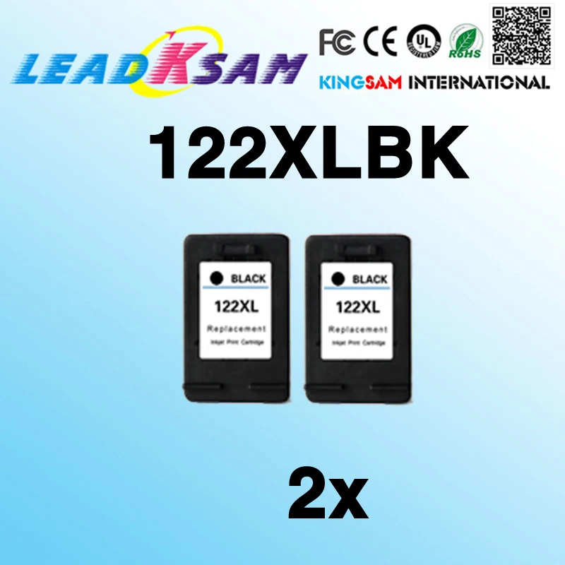 Картридж с черными чернилами 2BK для hp122 122 XL 122XL Deskjet 1050 2050 2050s | Компьютеры и офис