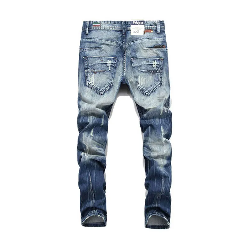 2016 New Hot Sale Fashion Men Jeans Dsel Brand Straight Fit Ripped Jeans Italian Designer Distressed Denim Jeans Homme!A982