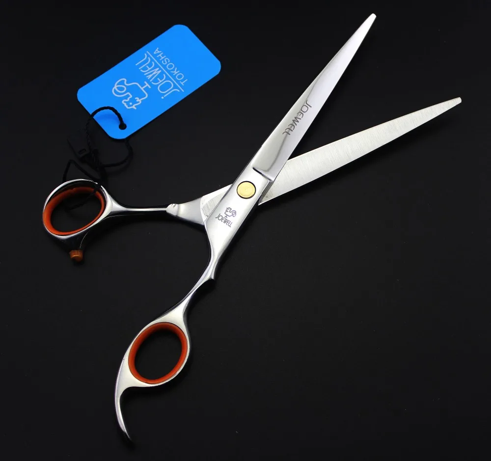 Pet Dog Cat stainless steel Grooming Hair Thinning curved Scissors