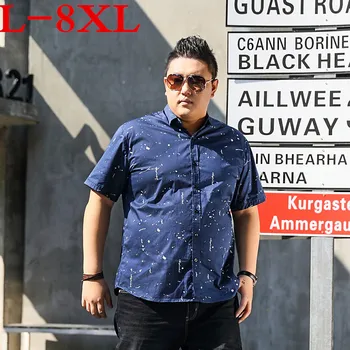 

Plus size 9XL 8XL 7XL 6XL 5XL 2018 new Fashion Mens Short Sleeve Hawaiian Shirt Summer Casual Floral Shirts For Men large big