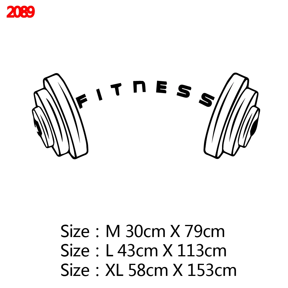 Художественный декор для тренажерного зала фитнес Спорт стены виниловые наклейки спортивный дом искусство украшения дома - Цвет: Style10