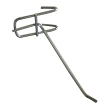 Best Price 10pcs Cold-rolled Steel Pegboard Hooks 100mm Hook Length 3.5mm Rod Dia. Display Hooks for Supermarket Or Store Best Price 10pcs Cold-rolled Steel Pegboard Hooks 100mm Hook Length 3.5mm Rod Dia. Display Hooks for Supermarket Or Store