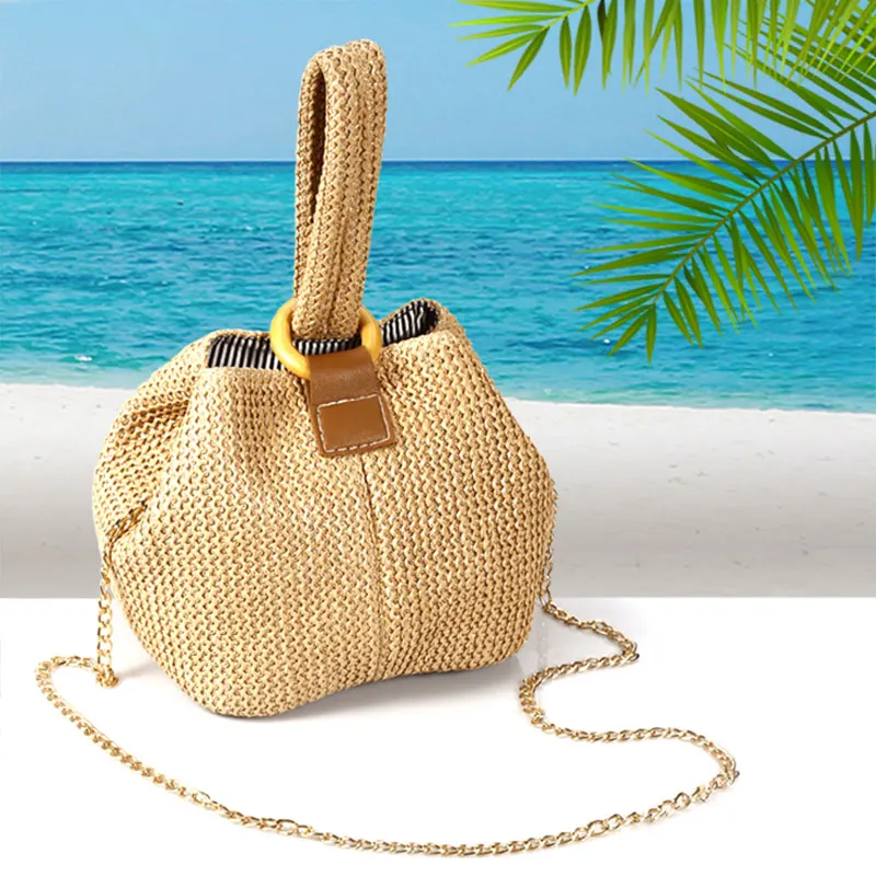 

2019 Brand Straw Bags for Women Beach Bag Personality Ladies Purse and Handbags Small Crossbody Bag for Women Shoulder Bag W289