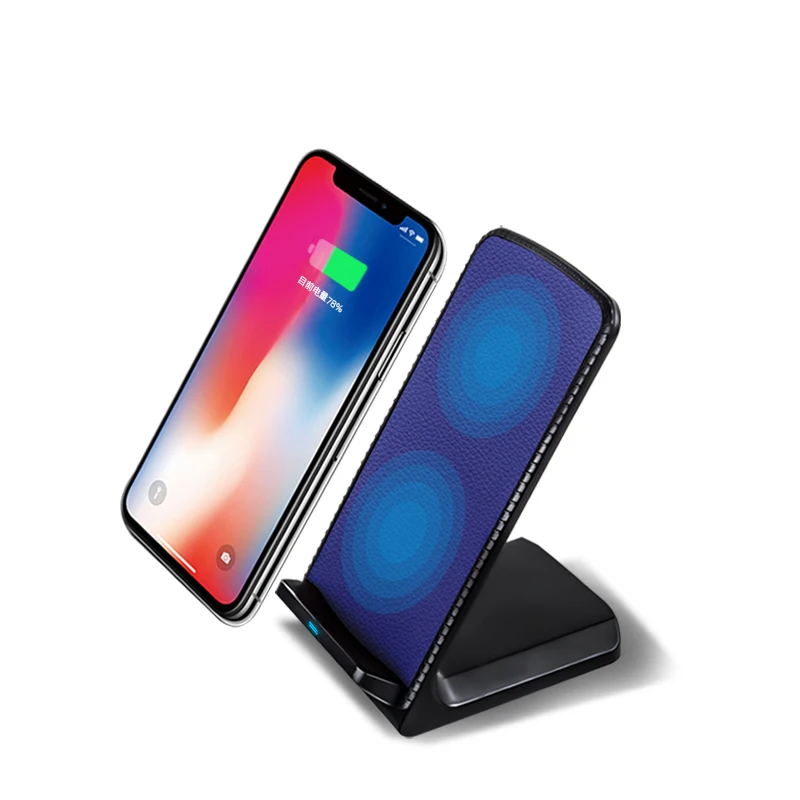 Mixza LS01 кожа магнит QI Беспроводной Зарядное устройство fastfor iPhone 8/x зарядного