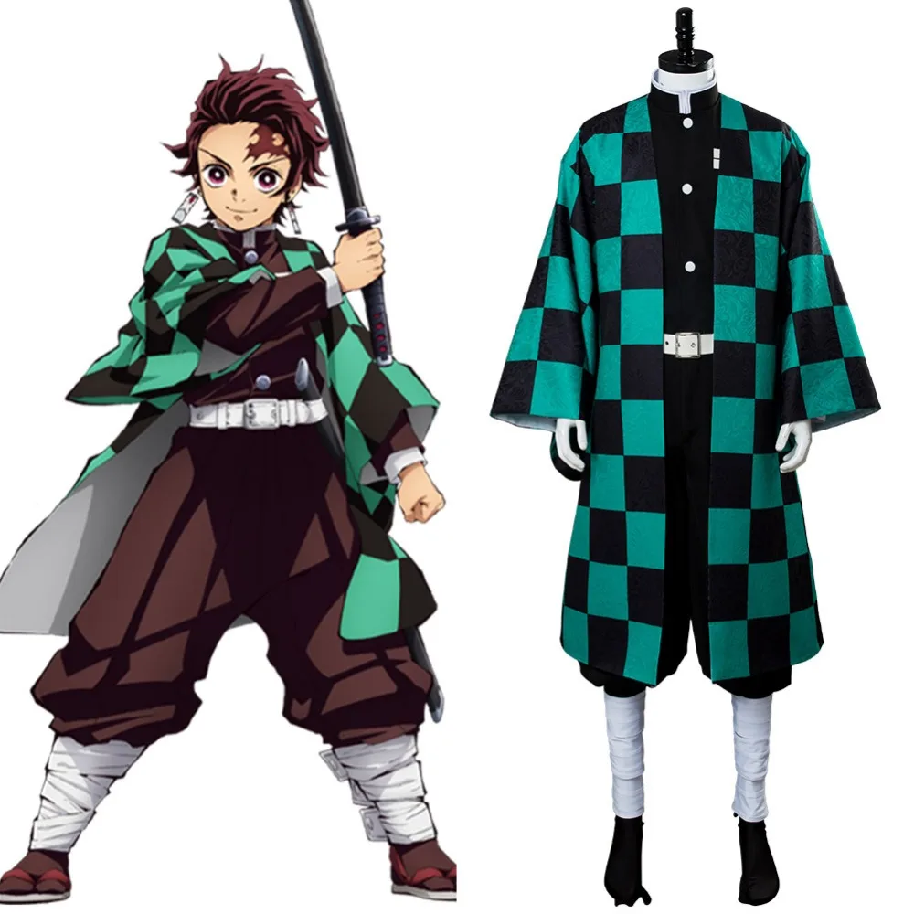 Demon Slayer Cosplay Blade of Demon Destruction Kamado Tanjirou Costume