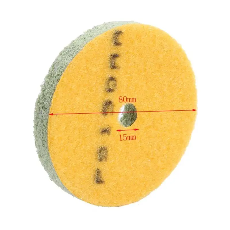 3-дюймовый губка полировальник для гранита камня влажного использования камень Buff Гранит мраморные полировальные подложки диск