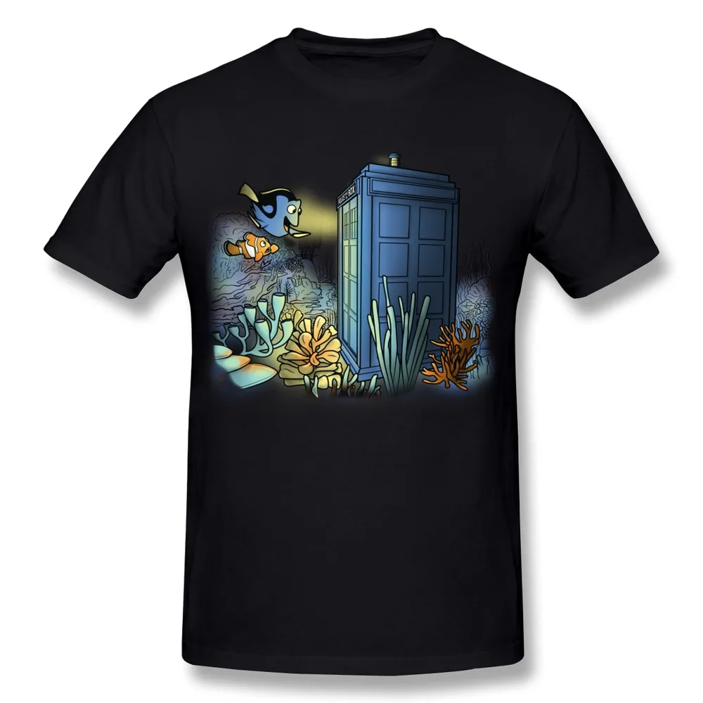 1pcs Free Shipping Casual Mens T-Shirt Finding Phonebooth Creat Own Men T Shirts | Мужская одежда