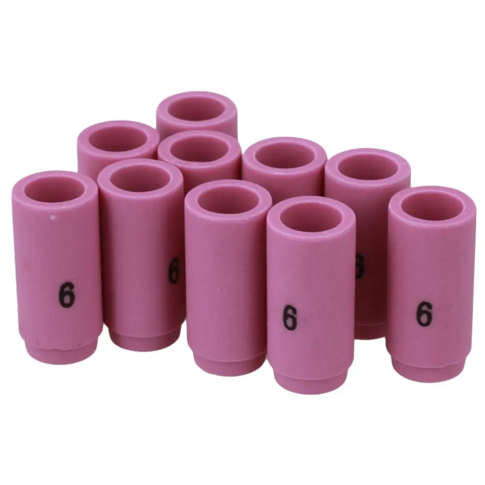 Pink Ceramic  13N10 6 Alumina Shield Cup  TIG Welding  Torch 