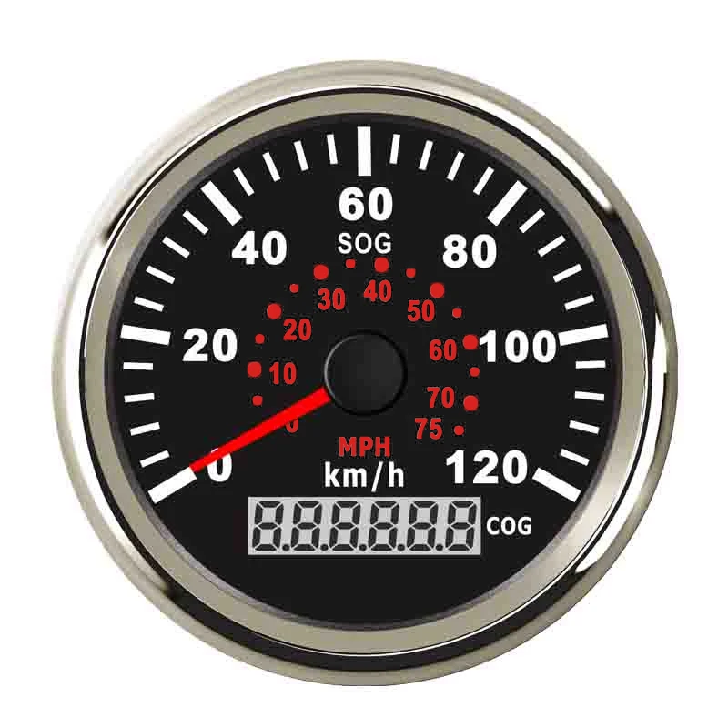 

85mm Marine Car GPS Speedometer Gauge Speed 120km/h Meter With Backlight fit Motorcycle Auto Truck Boat Yacht 9~32V