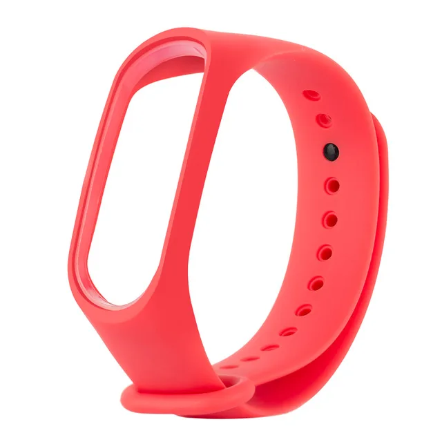 Браслет для xiaomi mi Band 3 спортивный ремешок часы силиконовый ремешок для xiaomi mi band 3 аксессуары браслет mi band 3 ремешок - Цвет: RED