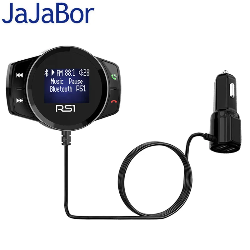 Jajabor Bluetooth автомобильный комплект Handsfree fm-передатчик Автомобильный MP3-плеер A2DP беспроводной fm-модулятор Поддержка TF карта U воспроизведение диска