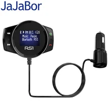 Kit de coche Bluetooth JaJaBor manos libres FM Transmisor coche MP3 jugador A2DP inalámbrico de FM modulador tarjeta de soporte TF U disco reproducción