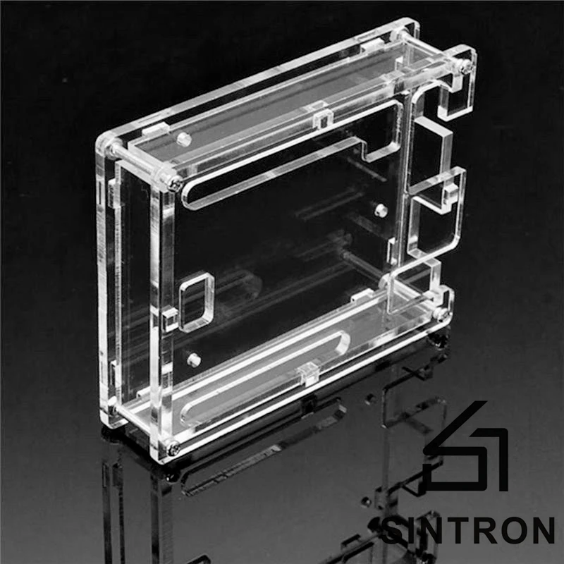 

[SINTRON] Acrylic Shell Enclosure Transparent Acrylic Box Clear Cover Compatible for Arduino UNO R3 ATMEGA328P With Instructions