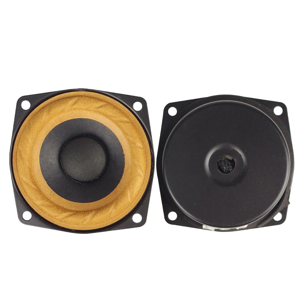Ghxamp 2.5 Inch 15W Full Range Speaker Cloth Hanging Edge Hifi TV Computer Desktop Audio Unit Loudspeaker Desktop 2pcs