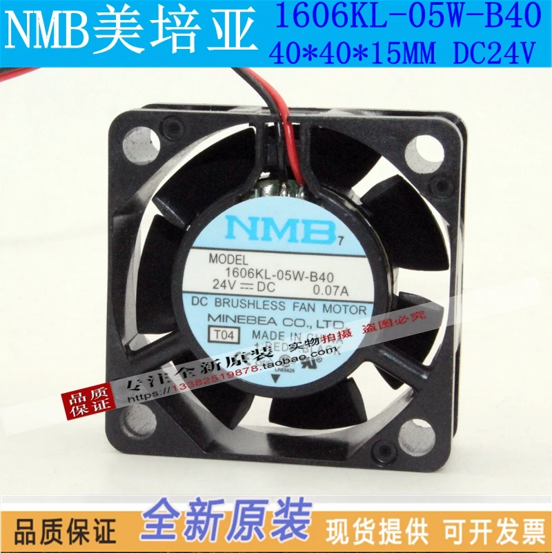 

NEW NMB-MAT NMB 1606KL-05W-B49/B40 24V 0.07A 4015 frequency cooling fan