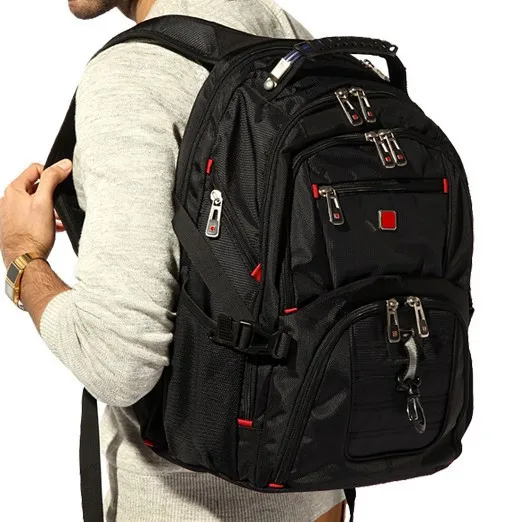 2016 New Swiss Men font b Laptop b font font b Backpack b font Mochila Masculina