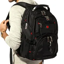 2016 Nuevo Swiss Hombres Laptop Mochila Mochila Masculina 15 Pulgadas Mochilas de Los Hombres de Equipaje y bolsas de Viaje del hombre S puertos Bolsa venta al por mayor