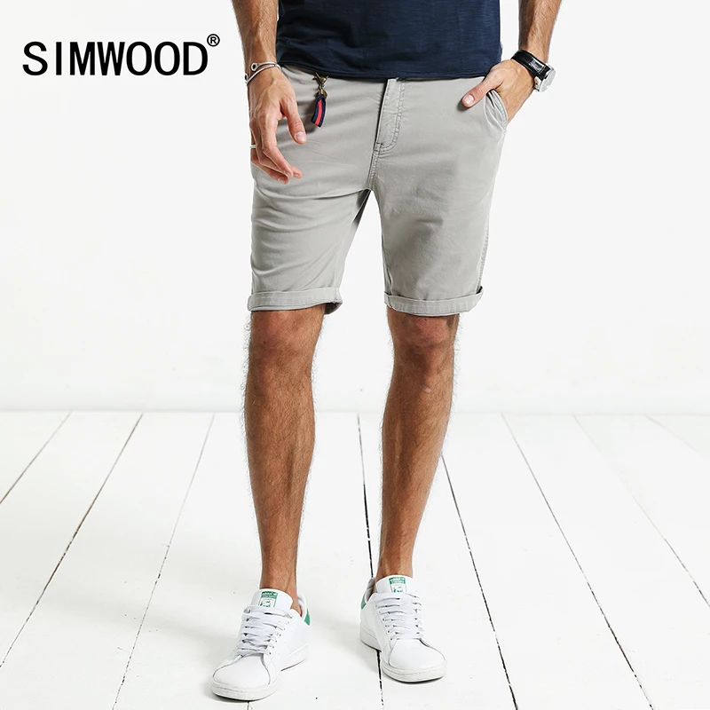 SIMWOOD 2019 новые летние шорты для женщин для мужчин Slim Fit Хлопок Высокое качество брендовая одежда KD5047