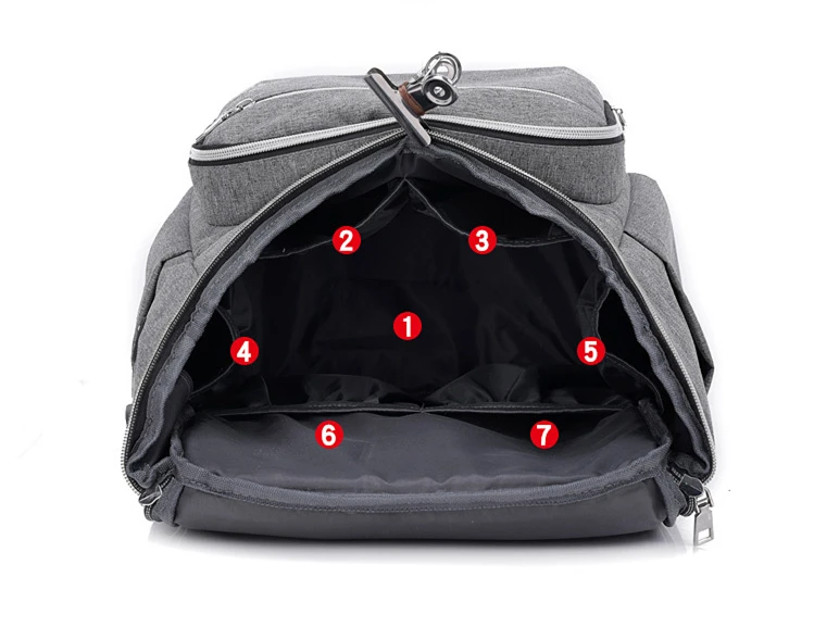 Fashion Baby Diaper Bags With Usb Interface Large Capacity Waterproof Mummy Maternity Nappy Bag For Mom Multifunctional Backpack (31)