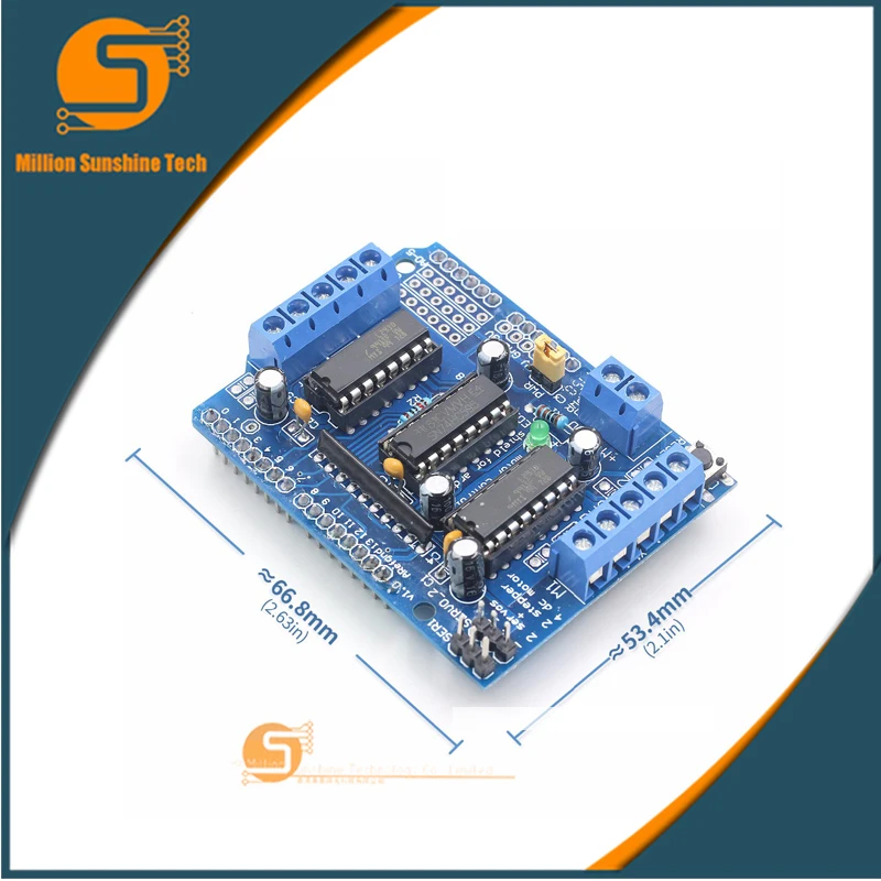 

Freeshipping L293D motor control shield motor drive expansion board FOR Arduino motor shield