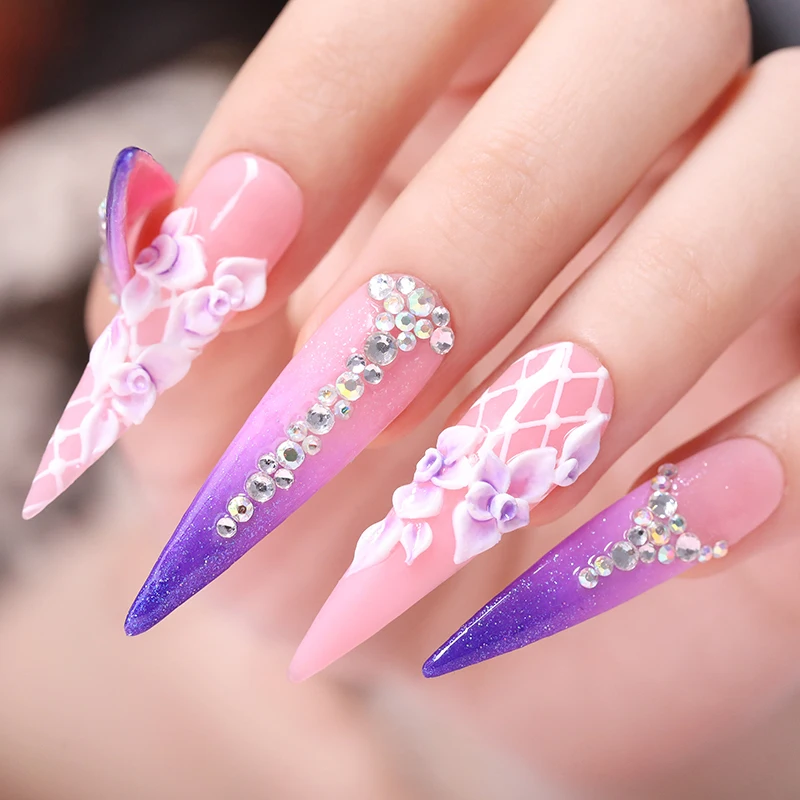 Nail powder acrylic 10ml tip extension french nail polymer powder