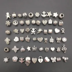 10/20pcs Random Mixed Animal Heart Charms Beads Bracelet Fit Big Hole Charms Handmade DIY for Necklace Jewelry Making Findings 10/20pcs Random Mixed Animal Heart Charms Beads Bracelet Fit Big Hole Charms Handmade DIY for Necklace Jewelry Making Findings