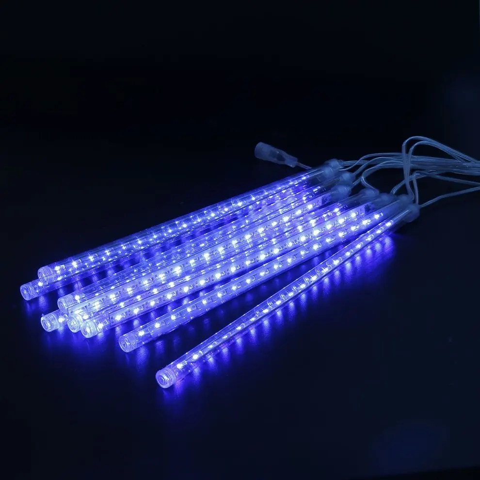 

5PCS 30CM Blue Meteor Tube LED Meteor Shower Rain Tubes Christmas Decorative Lights LED Beautiful Wedding Party Garden Light