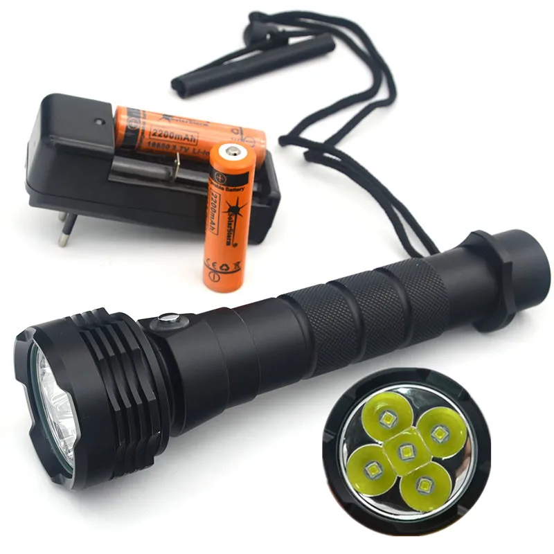 

LED Diving Flashlight Underwater Waterproof 100m XM-L2 LED SCUBA Diving Flashlight Torch