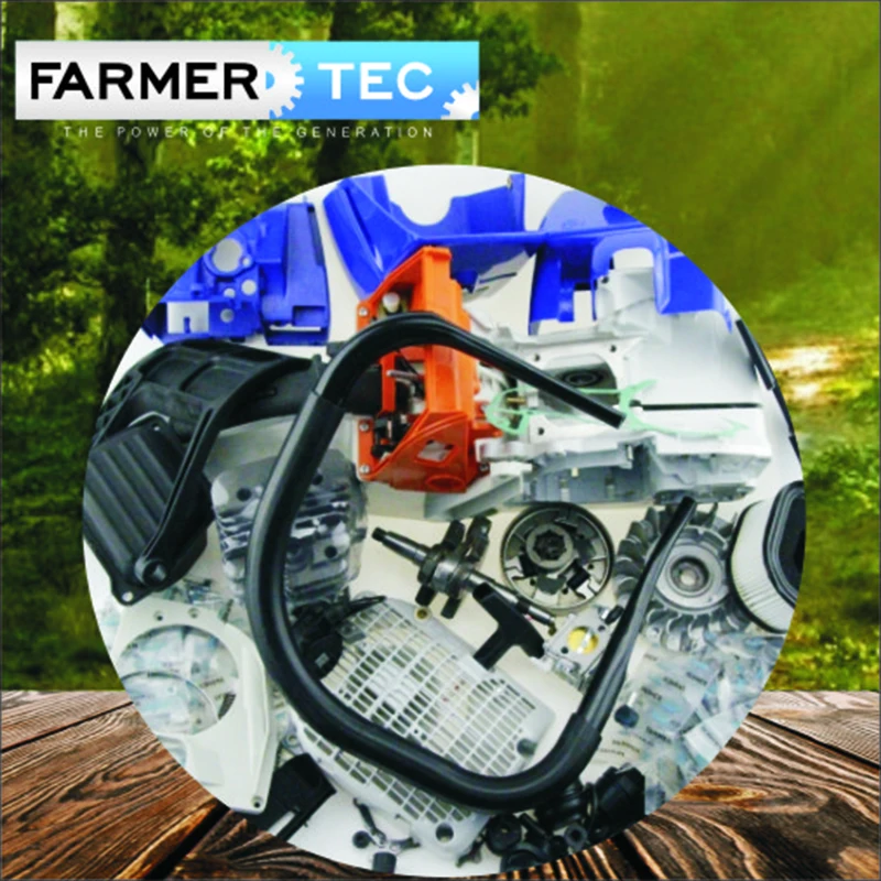 Farmertec сделано капитальный ремонт Запчасти двигателя картера для Stihl MS660 066 синий