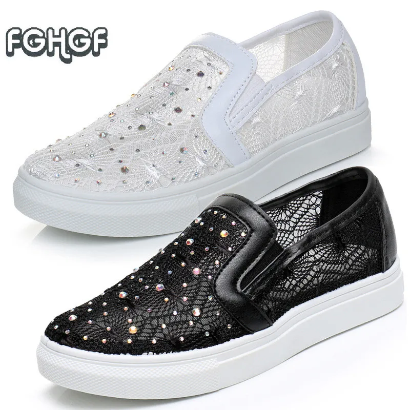 

Summer shoes women Breathable mesh shoes ladies wedges platform shoes lolita tenis femme tufli scarpe donna buty damskie koturny