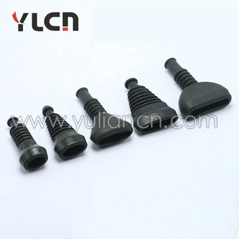 

25 pcs 2/3/4/5/6 Pin Connector sheath silica gel sheath injection nozzle connector rubber boots cover cap