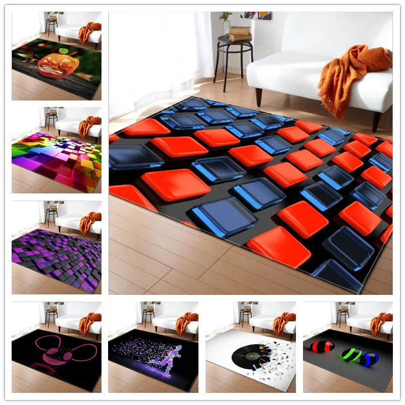 Новинка, ковры с 3D принтом для гостиной, детские игрушки для спальни, коврик для детской комнаты, домашний декор, прямоугольные коврики