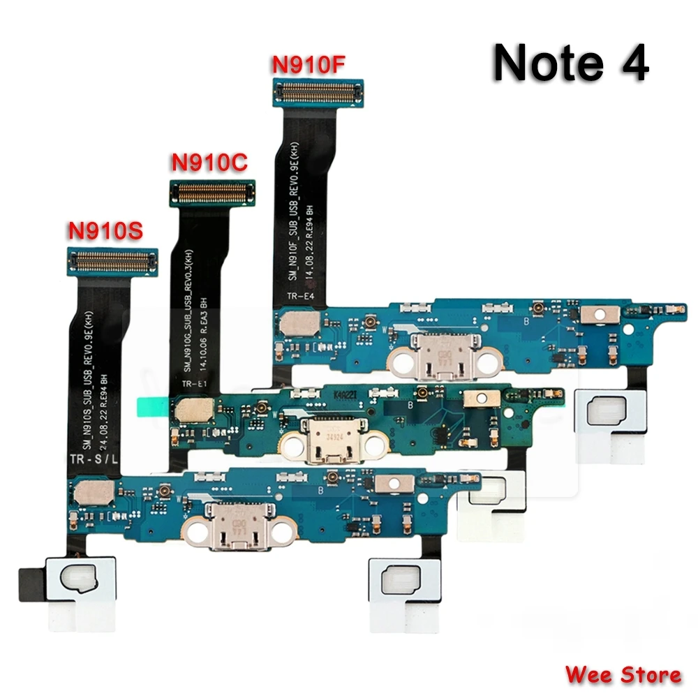 Для Samsung Galaxy Note 4 N910A N910K N910L N910C N910S N910G оригинальный USB порт для зарядки зарядное