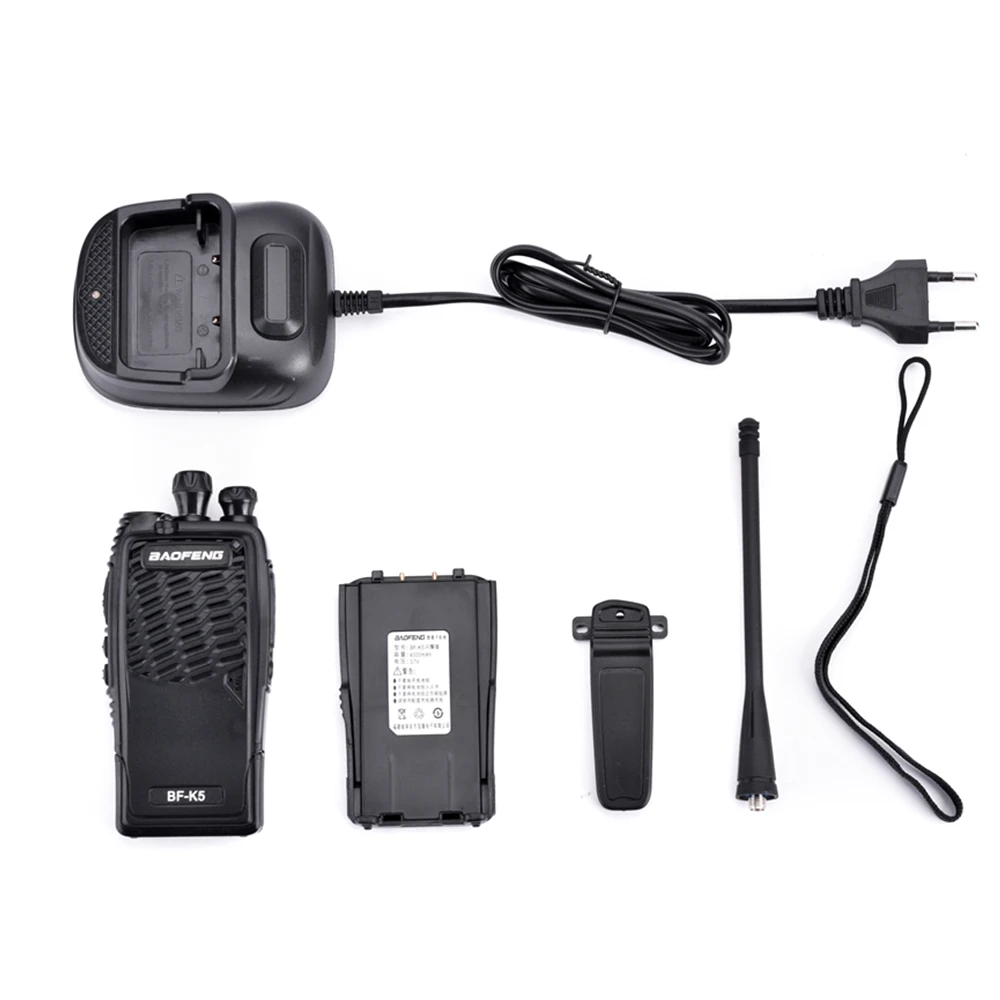 2PCS 100% Original Baofeng Radio Comunicador BF-K5 Walkie Talkie Hotel Handheld Transceiver Cb Radio K5 Ham Radio Woki Toki 2PCS 100% Original Baofeng Radio Comunicador BF-K5 Walkie Talkie Hotel Handheld Transceiver Cb Radio K5 Ham Radio Woki Toki