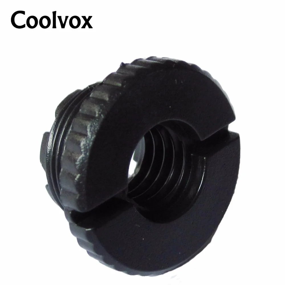 20pcs/lot Mic Plastic Stand Nut Black Microphone Stand Nut