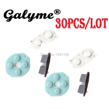 30 компл./лот Горячая Пластиковые Проводящие резиновые прокладки клавиатуры резиновые прокладки Запасные части подходят для GameboyGB классические GBO DMG части