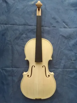 

Free Shipping Pure European Wood Copy Stradivarius 100% Handmade White Violin FPVN04 with Foam Case