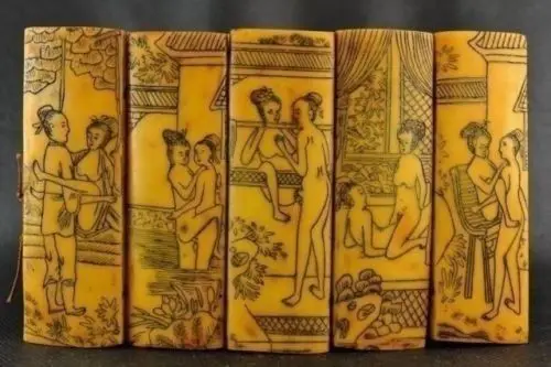 

christmas decoration collection chinese exquisite Bone meal erotic books erotic figure men women Body Art