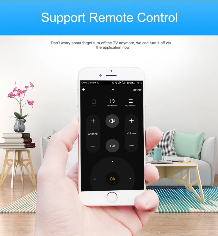 IR Universal Remote Control with Alexa Google Home Rocky AI Voice Control for Home Infrared Appliances Through Free Mobile APP_F4