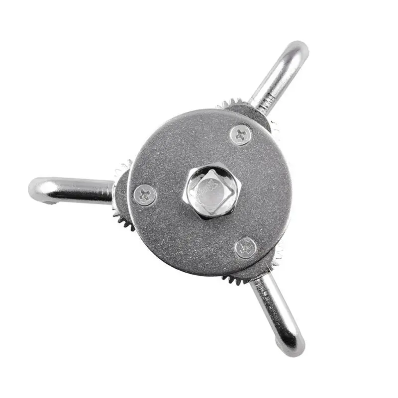

Round Foot Flat Foot Dual-Purpose Machine Oil Grid Filter Wrench Two-Way Three-Jaw Machine Oil Grid Wrench Auto Parts Auto Maint