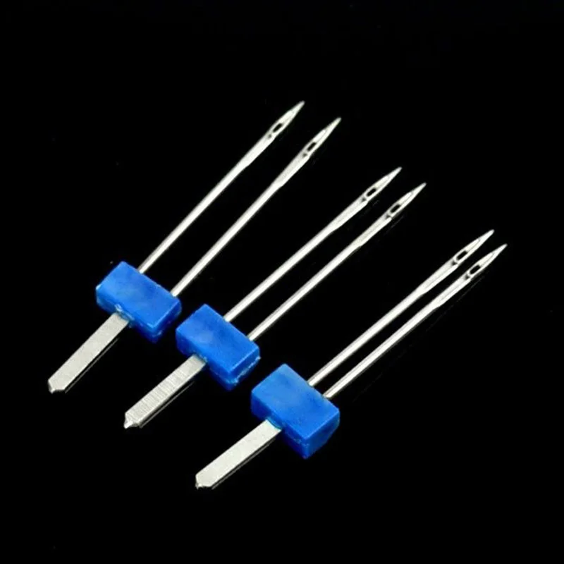 

3 Pcs/ Set Durable Double Twin Needles Pins Sewing Machine Accessories Supplies JS21