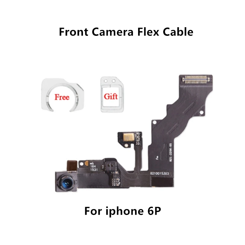 100% Test Front Camera For iPhone 6 Plus 5.5" With Proximity Sensor Flex Cable Free Gifts | Мобильные телефоны и
