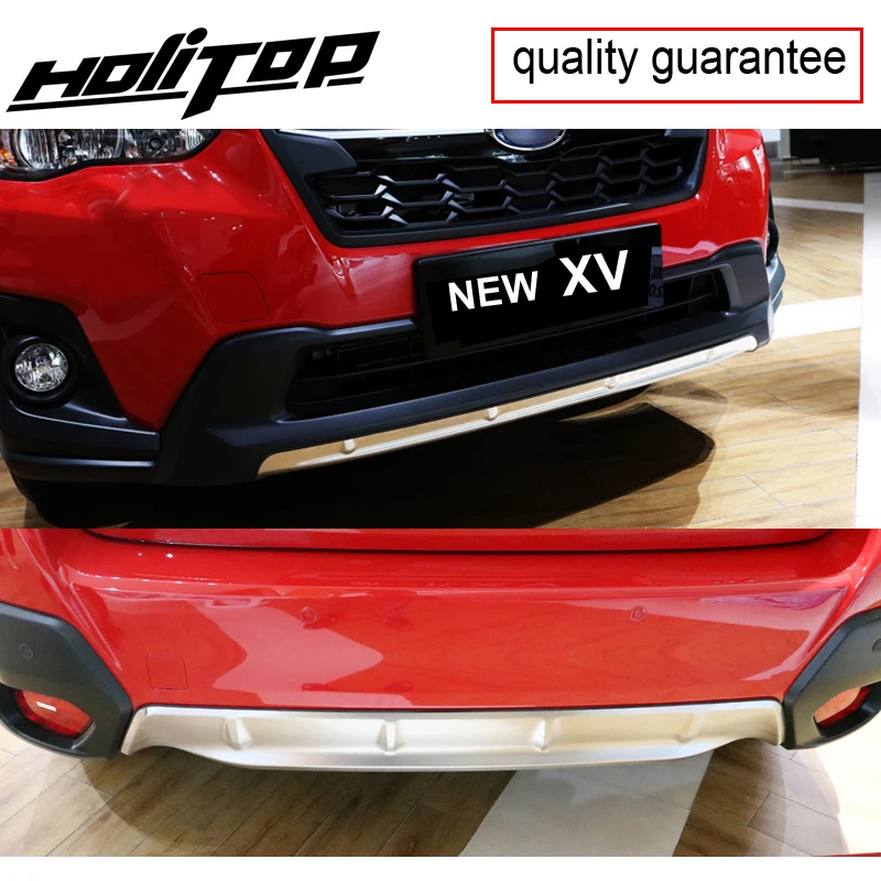 

new arrival 2018 bumper guard cover bumper protector for SUBARU XV, 2PCS/set, high quality guarantee, free shipping to Asia
