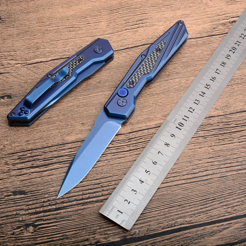 

Folding Knife 9cr13MOV Blade Steel+carbon fiber handle outddor Camping hunting pocket knife Tactical Survival EDC hand tool