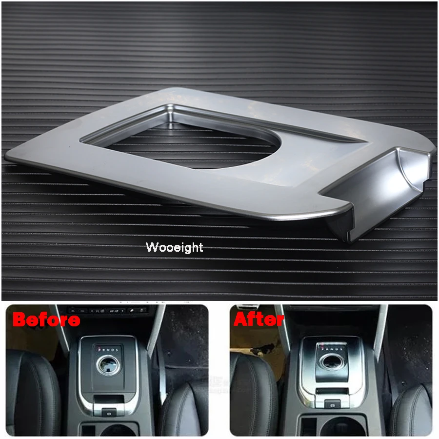 Wooeight Car Central Console Panel Cover Trim Styling Center Frame Sticker For Land Rover Discovery Sport 2015 2016 2017 (7)