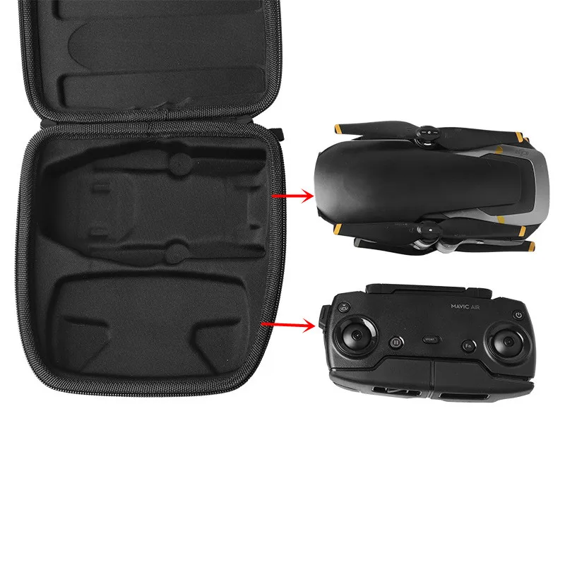 MAVIC Воздух тело и пульт дистанционного управления Портативный коробка для хранения Жесткий корпус сумка Защитная крышка для dji Мавик Air Drone